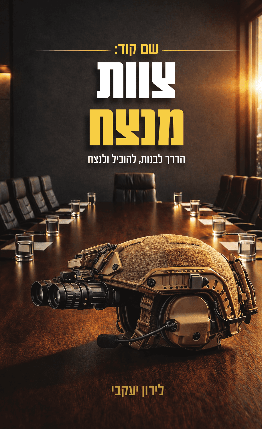 כריכת הספר שם קוד: צוות מנצח מאת לירון יעקבי